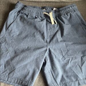 BOYS Casual Drawstring Chambray Shorts - Light Blue Fair Harbor lined shorts